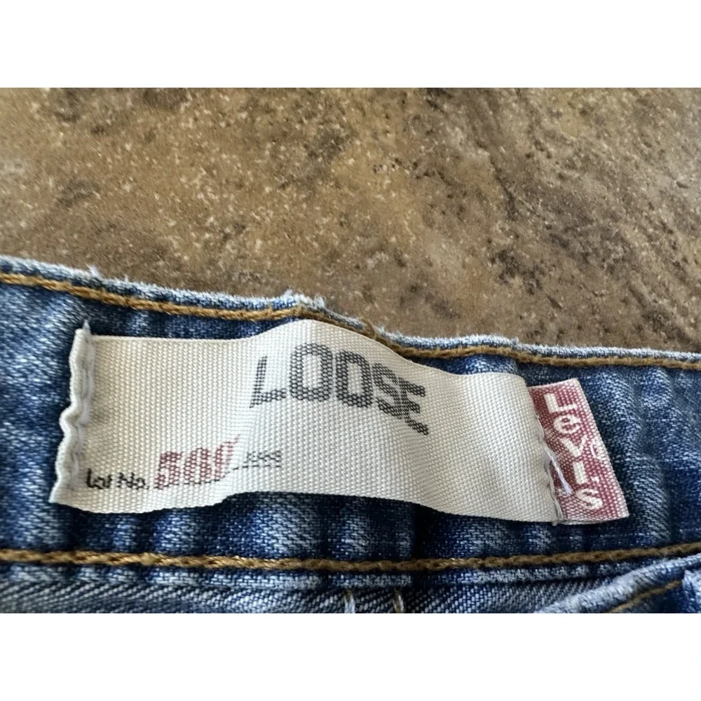 Levi's Men's 569 Loose Straight Denim Shorts Blue Size 32